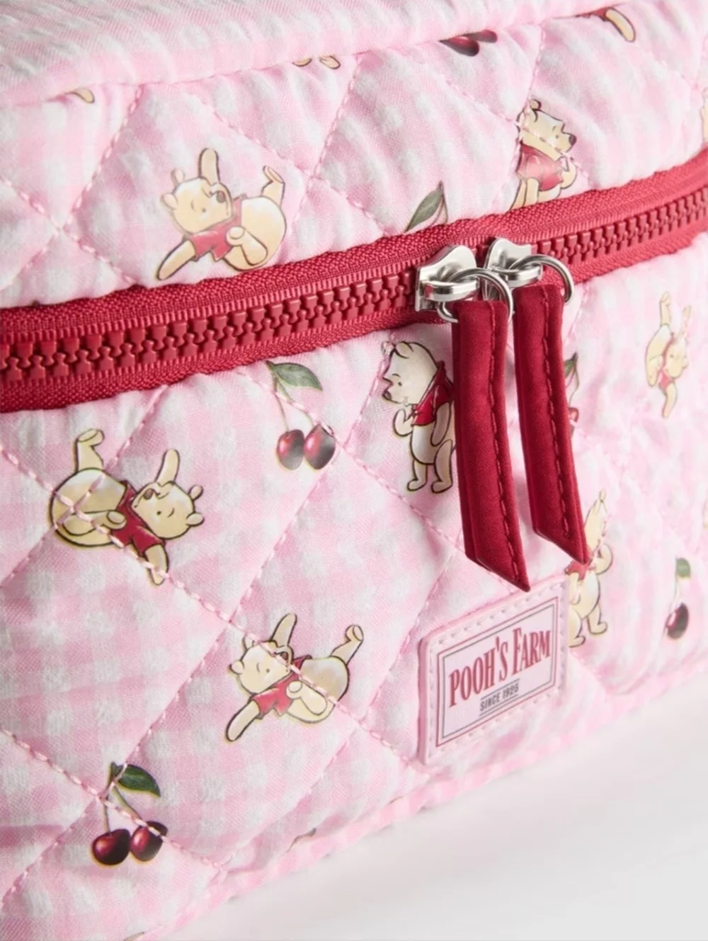 Pooh's Farm Pink Quilted Makeup Bag - Winnie the Pooh, Primark
